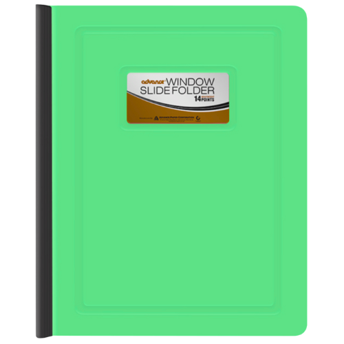 Advance Window Slide Folder - Letter